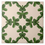 Jade Lattice in Cream Kakelplatta<br><div class="desc">A lattice-work made of Jade leaves,  this design will give a natural,  botanical feel to your kitchen.</div>
