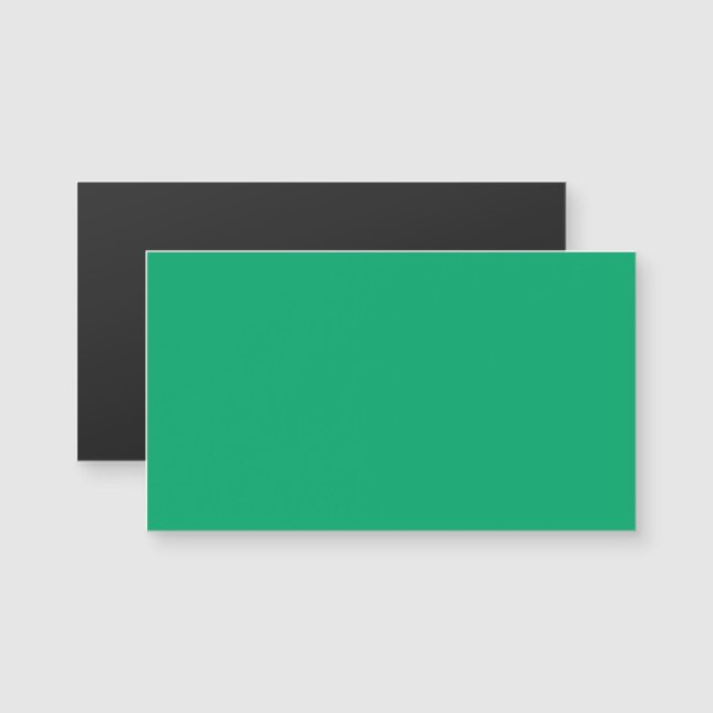 Jade Magnetiskt Affärskort (Fram/baksida)