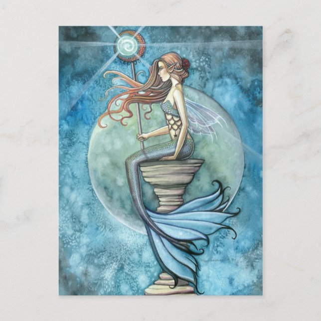 Jade Moon Siren Postkort Vykort (Framsida)