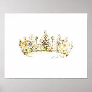 Jade Pearl Krona av Heather Fransk Henry Poster