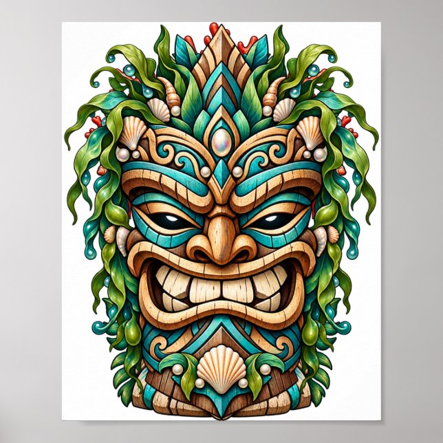 Jade Shell Tiki Affisch (Framsidan)