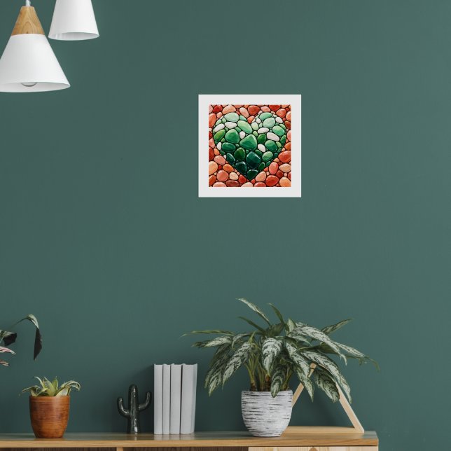 Jadehjärta Poster (Vardagsrum 1)