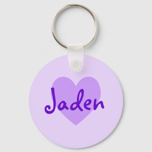 Jaden in Lila Nyckelring