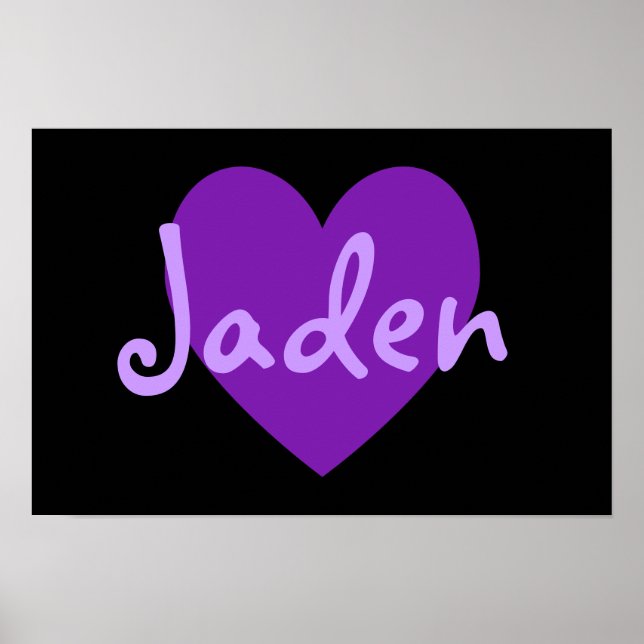 Jaden in Lila Poster (Framsidan)