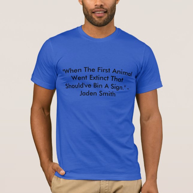 Jaden smedcitationstecken #7 tee shirt (Framsida)