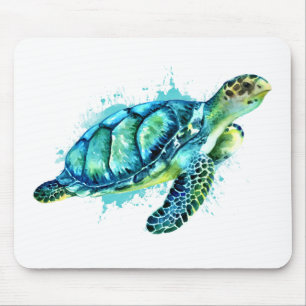 JadeTurtle Kärlek Turtles spara turtles Musmatta