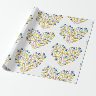 J'adore. Adore Fall. Höst löv och blå bär Presentpapper