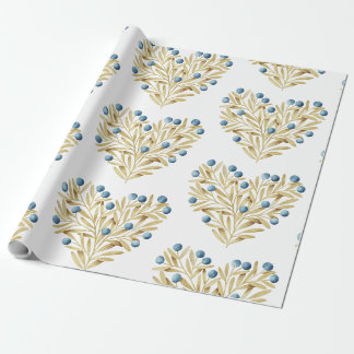 J'adore. Adore Fall. Höst löv och blå bär Presentpapper