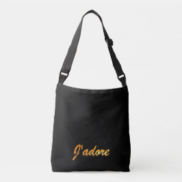 J'adore Canvas Messenger Tote Axelväska