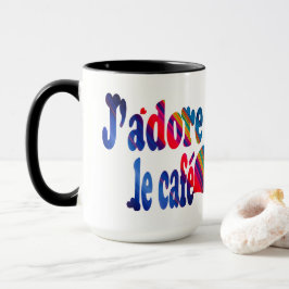 J'adore le café mugg