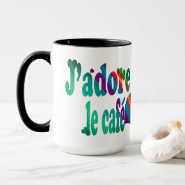 J'adore le café mugg