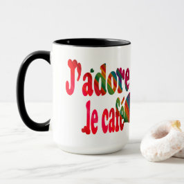 J'adore le café mugg