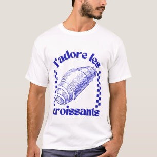 J'adore les croissants t shirt