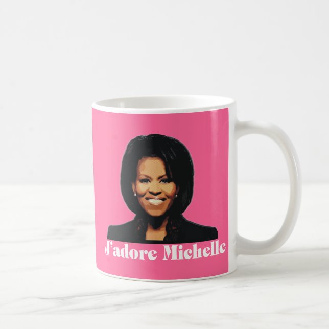 J'adore Michelle kaffemugg i jordgubberosor (Höger)