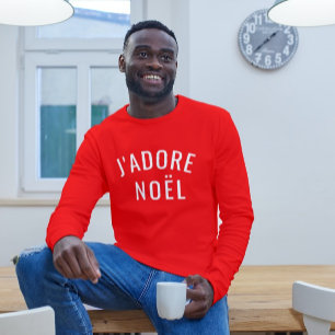 J'ADORE NOËL kärlek christmas T Shirt