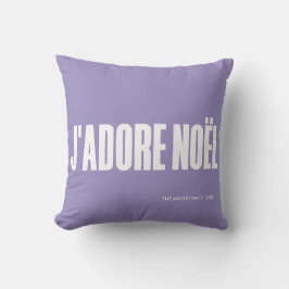 J'adore Noël! Kudde