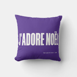 J'adore Noël! Kudde