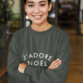 J'adore Noel | Modern Kärlek-Trendiget Julafton T Shirt
