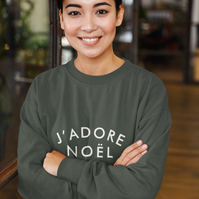 J'adore Noel | Modern Kärlek-Trendiget Julafton T Shirt (Skapare uppladdad)
