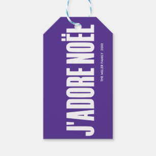 J'adore Noël! Presentetikett