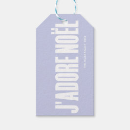 J'adore Noël! Presentetikett