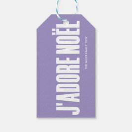 J'adore Noël! Presentetikett