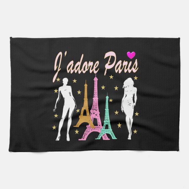 J'ADORE PARIS EIFFEL TORN DESIGN KÖKSHANDDUK (Horisontell)