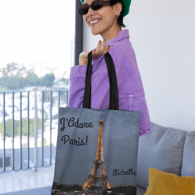 J'Adore Paris Personlig Tote Bag Tygkasse (Skapare uppladdad)