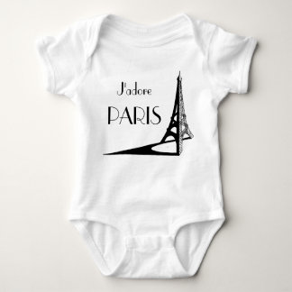 J'adore PARIS spädbarn T Shirt