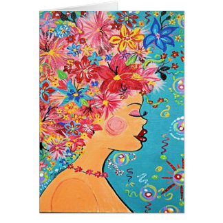 Jaelse tryck hälsningskort