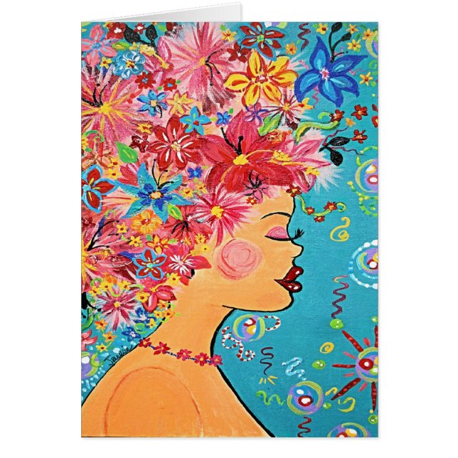 Jaelse tryck hälsningskort (Framsidan)