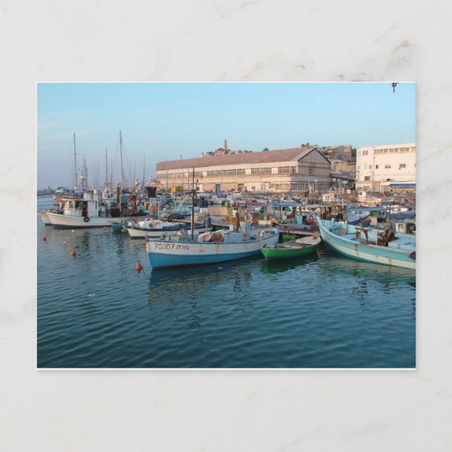 Jaffa gammal stad vykort (Framsida)