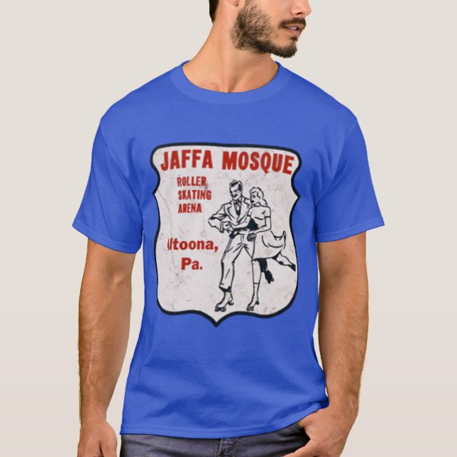 Jaffa Mosque Roller Rink - Altoona, PA T Shirt (Framsida)