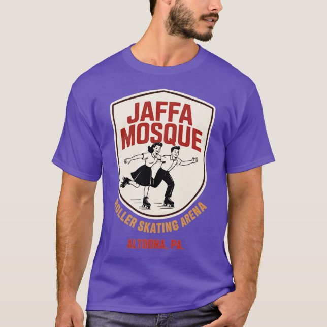 Jaffa Mosque Roller Rink - Altoona, PA T Shirt (Framsida)