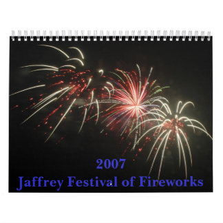 Jaffrey festival 2007 av fyrverkerier kalender