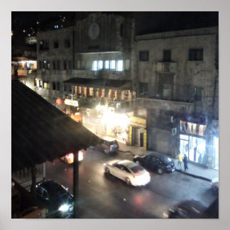 Jafra Cafe, Gamla centrala Jordanien Poster