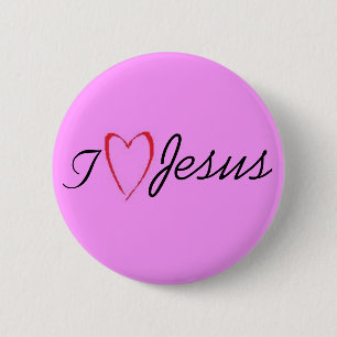 Jag <3 Jesus Knapp