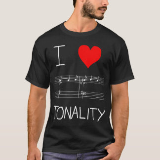 Jag <3 tonalitet Tristan-ackord (vita linjer, för T Shirt