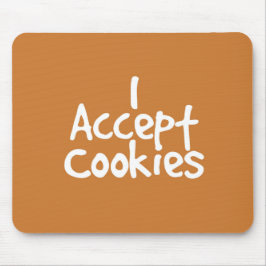 Jag accepterar cookies-mus musmatta