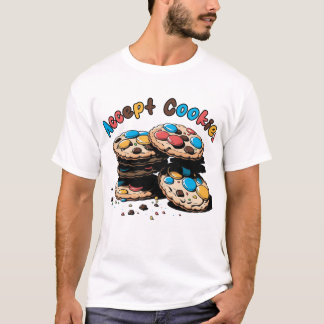 Jag accepterar cookies t shirt