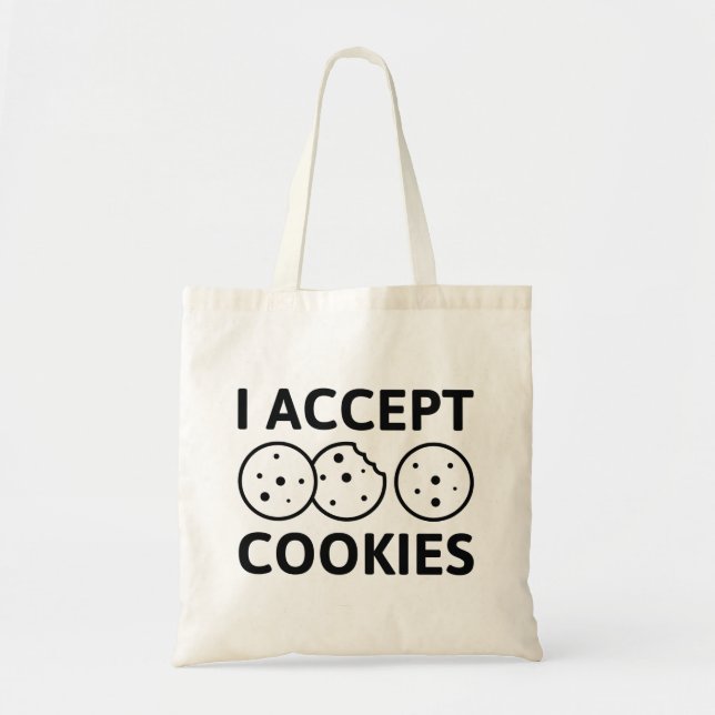 Jag accepterar cookies tygkasse (Framsidan)