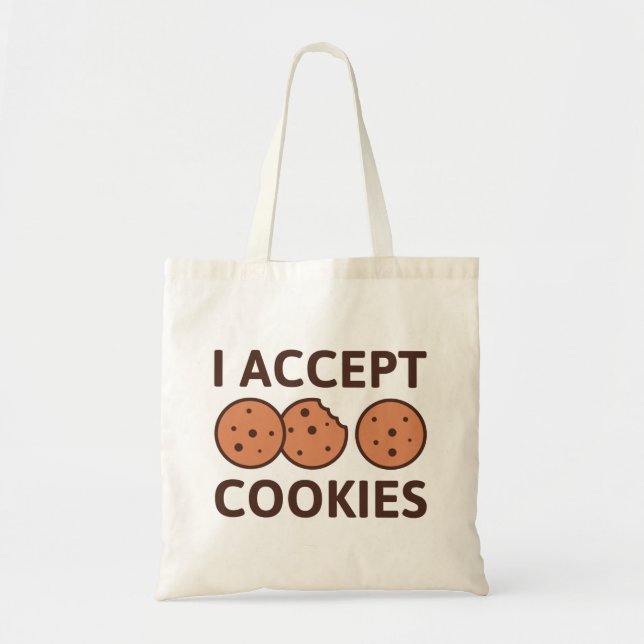 Jag accepterar cookies tygkasse (Framsidan)