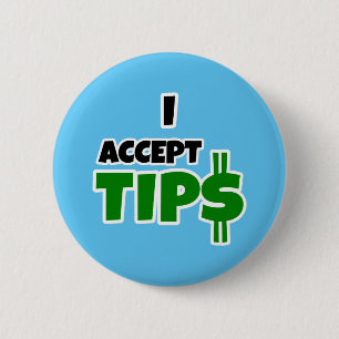 Jag accepterar tips knapp