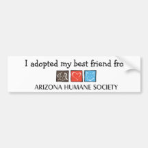 Jag adopterade min bästa vänbildekal