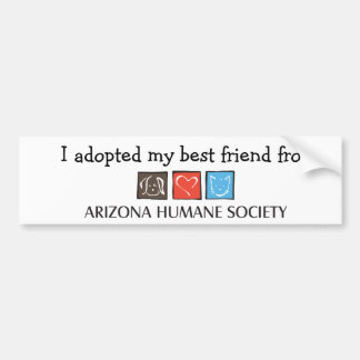 Jag adopterade min bästa vänbildekal bildekal