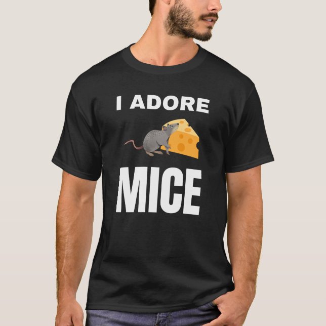 Jag adore Mice T Shirt (Framsida)