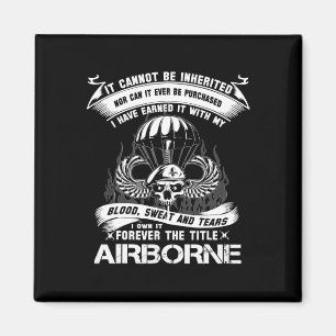 Jag äger det för titeln Airborne Army Skogsvaktare Magnet