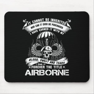 Jag äger det för titeln Airborne Army Skogsvaktare Musmatta