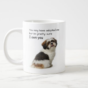 Jag äger dig Shih Tzu Jumbo Mugg