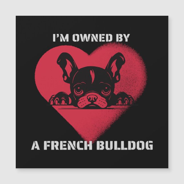 Jag ägs av en fransk bulldogg (Framsida)